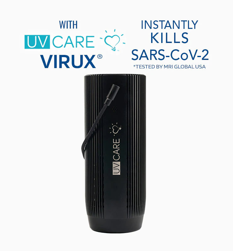 UV CARE PORTABLE AIR PURIFIER WITH MEDICAL GRADE H13 HEPA FILTER WITH UV CARE VIRUX PATENTED TECHNOLOGY